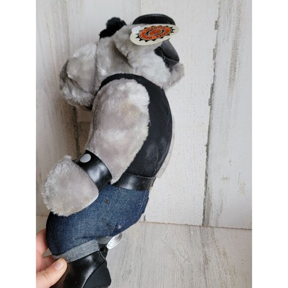 Vintage Harley-Davidson Bulldog biker plush home decor motorcycle - Picture 6 of 10